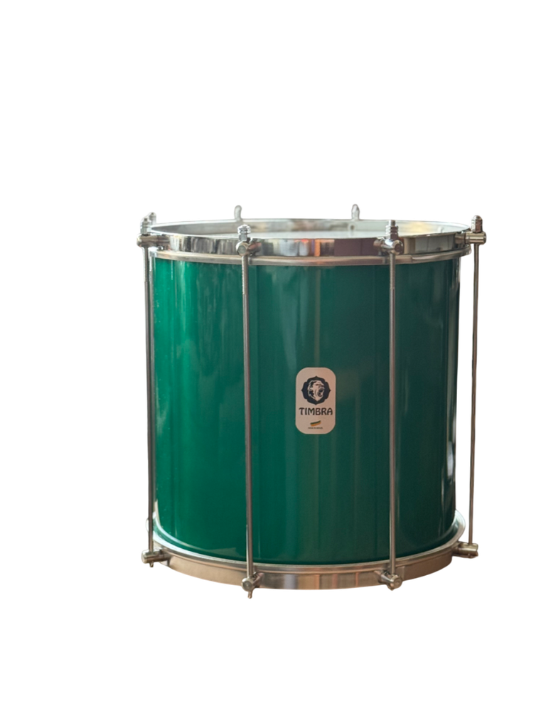 Repique 12" x 30cm / 8 Afinadores - Verde Timbra Top Percussion