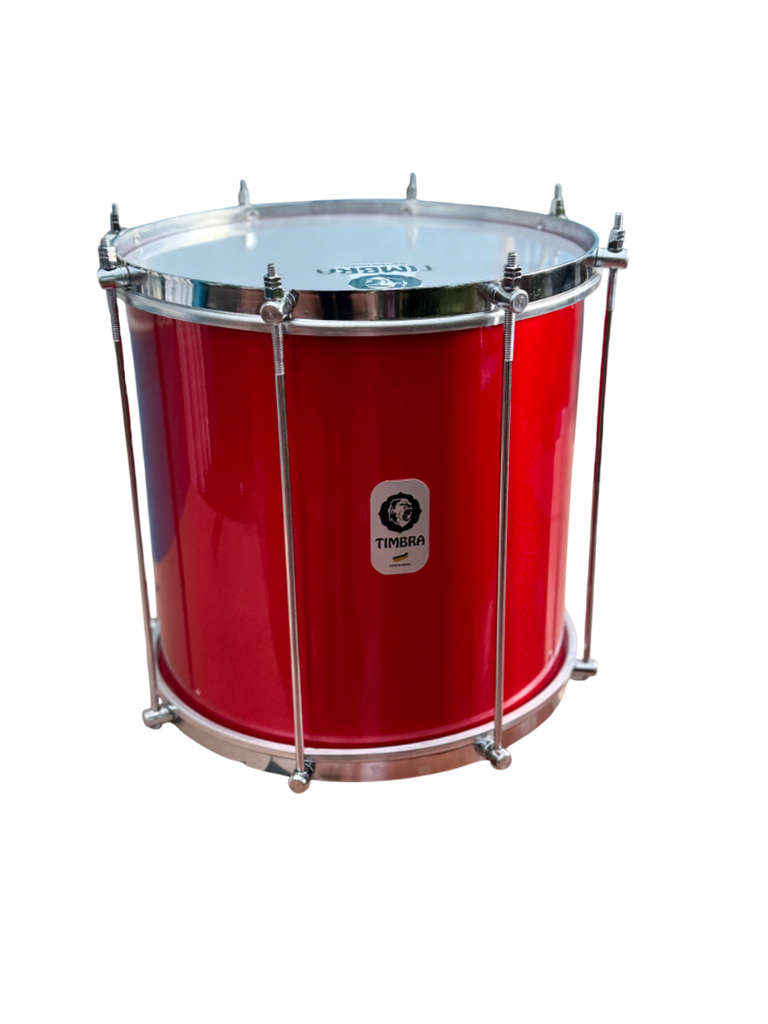 Repique 12" x 30cm / 8 Afinadores - Rojo Cherry Timbra Top Percussion 