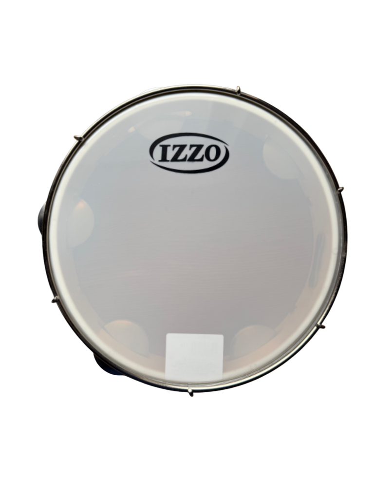 Pandeiro 10"- ABS Blanco- Parche Nylon blanco   