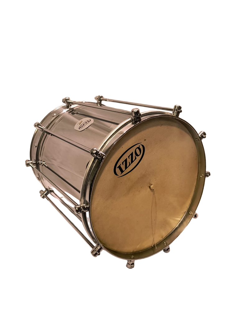 Cuica 10" x 30cm / 10 Afinadores - Aluminio Cromado - IZZO Instrumentos Musicais
