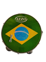 Pandeiro 10" Holográfico Brasil - ABS AZUL