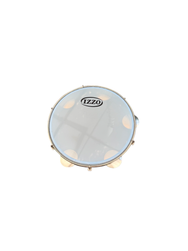 [Pandeiro 10"] Pandeiro 10"- ABS Azul - Parche Nylon blanco 