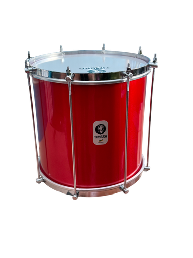 Repique 12" x 30cm / 8 Afinadores - Rojo cherry - Timbra Top Percussion 
