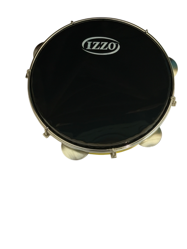 Pandeiro 10" ABS Amarillo - Parche Negro 